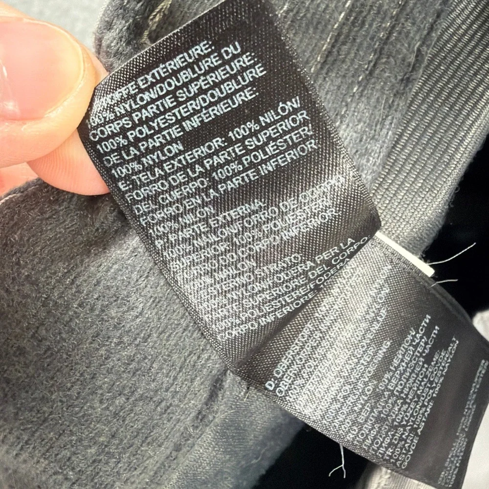 The North Face HyVent Snow Pants Mens Medium Long Gray Insulated Ski AHJK FLAW